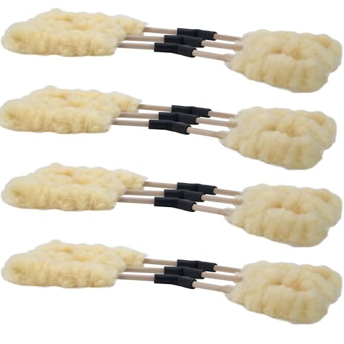 Tippmann Paintball Barrel Cleaning Swabs 12 Pack – Reusable Squeegee for .68 Cal Markers, Foldable Design