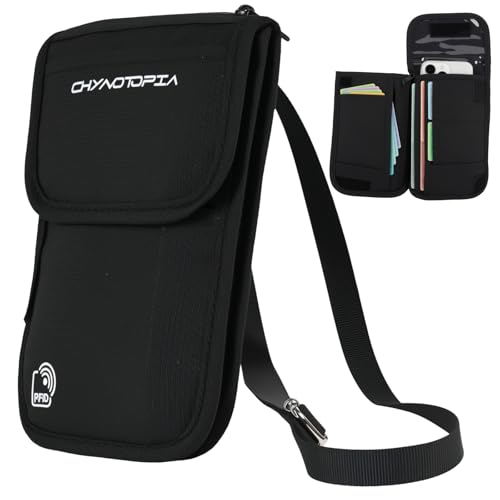 Neck Wallet & RFID Blocking Passport Holder for Travel –