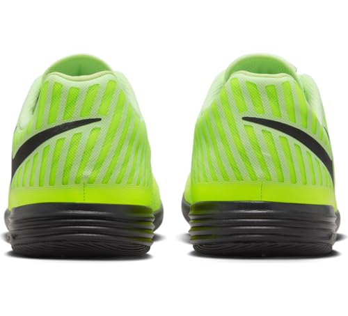 Nike Lunargato II Indoor/Court Low-Top Soccer Shoes (580456-012, Black/Volt)2