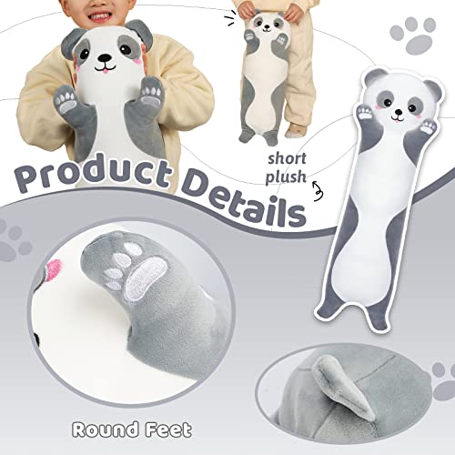 Aixini Long Panda Plush Body Pillow Cute Cartoon Panda Stuffed Animals Sleeping Pillow Soft Kawaii Throw Pillow For Kids (Panda,19.7Inch) #TOP1