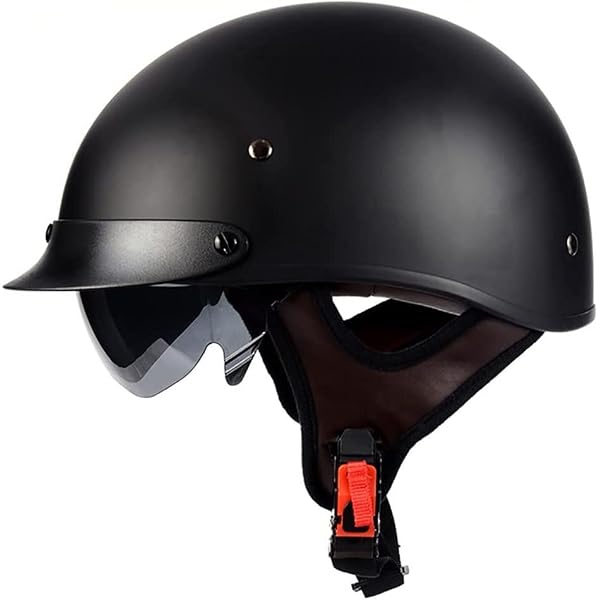 Kask motocyklowy z otwartą twarzą Dot/ECE Zatwierdzony motocykl Pół twarzy Safe Protect Kask Street Scooter Deskorolka Crash Kaski dla dorosłych mężczyzn i kobiet (Color : 3, Size : 57-58cm)
