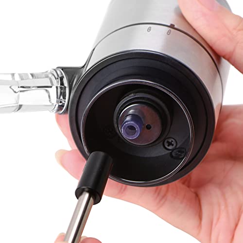 Aerador elétrico de vinho automático bomba de vinho com base de tubo de aço inoxidável retrátil para