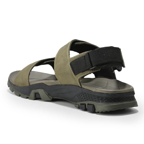 Image of Woodland Men's Camel Polyurethane Sandals-UK-5 (EURO 39)