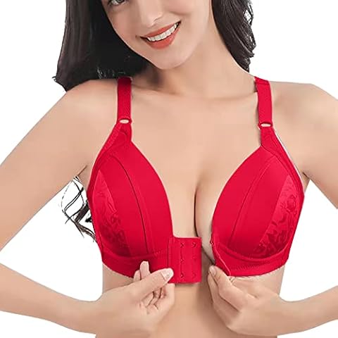 Comfortable Front Fastening Push Up Bra Set Cover
