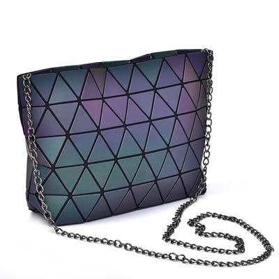 Ready Shop go Luminous Geometric Sling Bag Handbag for Women - Diamond pattern
