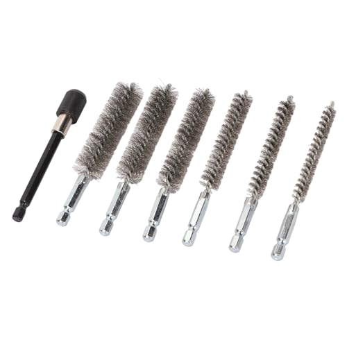 6 Sizes Stainless Steel Bore Brush, Power Drill Brush Set Brushes for a Bore Brush for Automotive