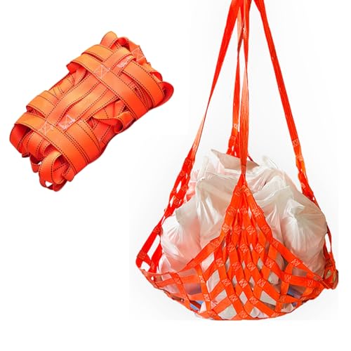 Filets de levage professionnels en polyester robuste et sangles indéchirables pour grue - 2