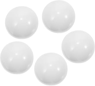 Weiße Acryl Roulette Spielperlen 5 Stück für Spielrad und Tischspiel