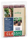 Romberg Kokos-Quelltabletten ø 36 mm (100 Stück; für Kräuter, Blumen und Gemüse; Start-Dünung...