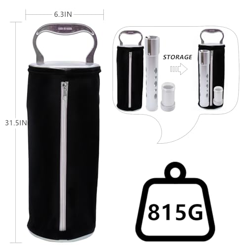 HOW TRUE Shag Bag for Golf Balls, Golf Ball Retriever with Detachable Aluminum Alloy Tube, Golf Shag Bags, Hold up to 70 Balls by HOW TRUE - Used condition - Image 3