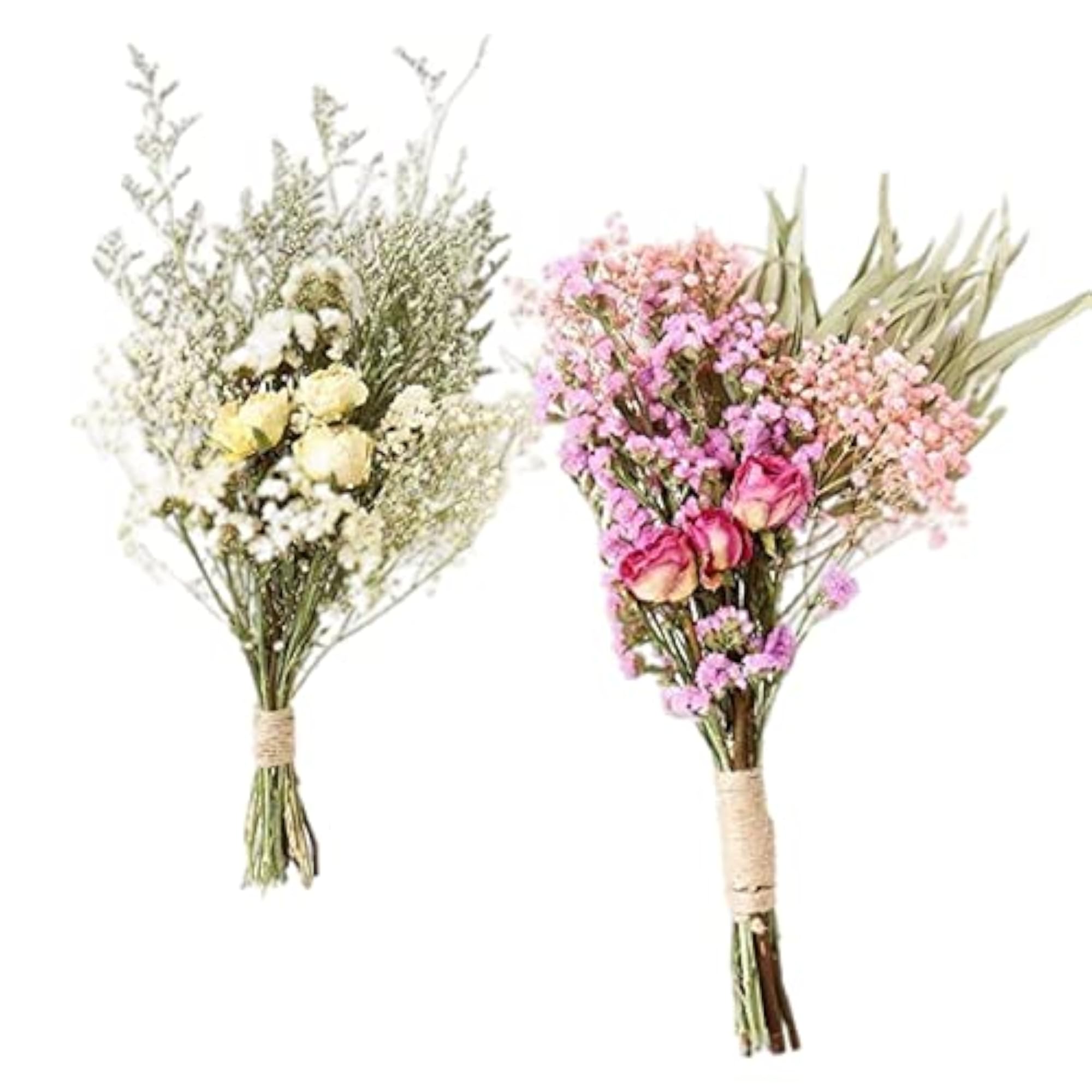 2X Dried Flowers Bouquet Wedding Party Decor