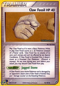 Pokemon - Claw Fossil (90) - EX Sandstorm