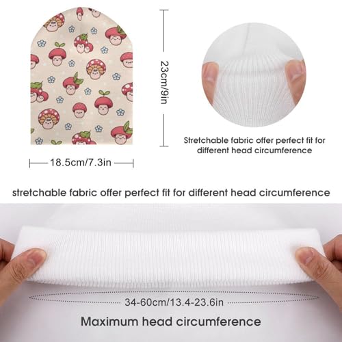 Cute Strawberry Pattern Kids Beanie Hat for for Girls Boys Children Cap Winter Knitted Chemo Cancer Headwear Accessories Gifts Decoration2