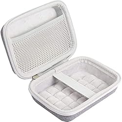 Estuche Para Camara Digital Khanka Duro Estuche Bolso Funda para Kodak Step/Step Touch Cámara Digital de 13 MP 10MP e Impresora Instantánea Bluetooth y Tinta Cero Zink. (Blanco, Sólo Estuche)