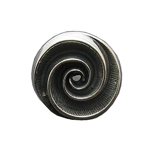 Bague en argent véritable 925 Spirale solide Empress R000823