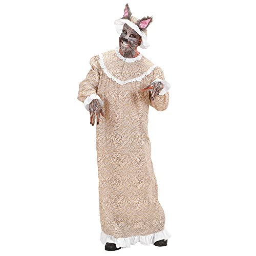 W WIDMANN MILANO Party Fashion - Disfraz de Abuela Loba Mala, vestido, disfraz de animal, cuento de hadas, disfraces