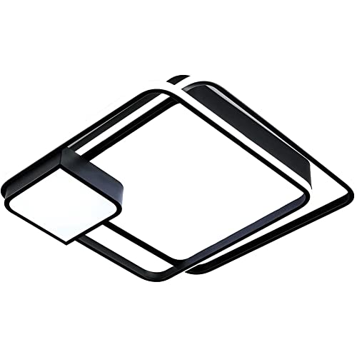 Plafonnier carré rince lumable à encastrer pour design intérieur minimaliste