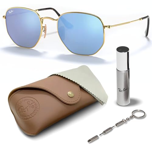 Image of Ray-Ban RB3548N HEXAGONAL FLAT LENSES Sunglasses w /Official Eyewear Kit