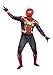 Jazwares Marvel Adult Integrated Spider-Man Deluxe Zentai Suit - Spandex Jumpsuit with Mask with Plastic Eyes - Iron Spider Man Large