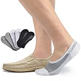 LO SHOKIM 6 Pairs No Show Socks Men Breathable Non Slip Low Cut Socks Women Cotton Durable Invisible