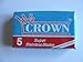 100 Crown Super Stainless Double Edge Safety Razor Blades