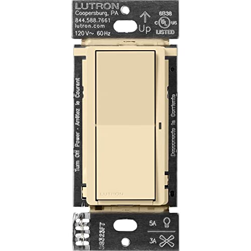 Lutron Caseta Claro Smart Switch for Lighting and Fans (Smart Hub Required)