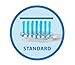Emmi-dent Platinum 4-Pin Regular Bristle-Head Attachments - Electric Toothbrush Replacement Heads. Cleans with Ultrasound Waves. (Regular 4 Pack)