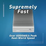 OWC Express 1M2 80 Gb/s przenośny dysk NVMe SSD USB4 (Thunderbolt5 / USB4 /USB-C) ultra szybki zewnętrzny dysk SSD z aluminiowym radiatorem, MacBook Pro i Mac Mini M4 (2 TB)