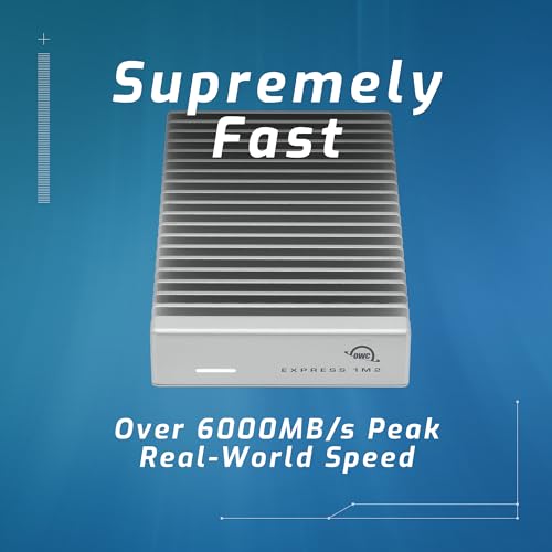 OWC Express 1M2 80Gb/s Portable NVMe SSD USB4 (Thunderbolt Compatible/USB-C) Ultra Fast External SSD Drive with Aluminum Heat Sink Enclosure (Enclosure Only) by OWC - Image 2