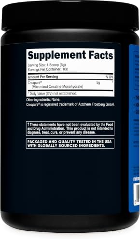 Nutricost Creapure® Creatine Monohydrate 500 Grams — 사진 5