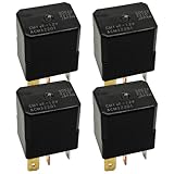 Relay CM1af-12V ACM32201 (Pack of 4) - SPST 12VDC 4-Pin Automotive Micro Relay, OEM Replacement for ACM33221 - Easy Installation