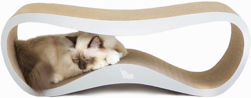 Faltbares Katzenkratzhaus Aus Wellpappe – Mit Katzenminze, Kratzfläche & Gemütlichem Schlafplatz