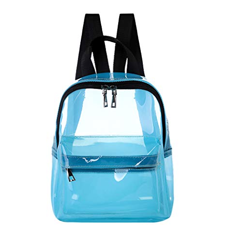 Luckio Transparente Anti Robo Mujer Mochila de Nylon de Bolsa de Mano Mochilas Casual