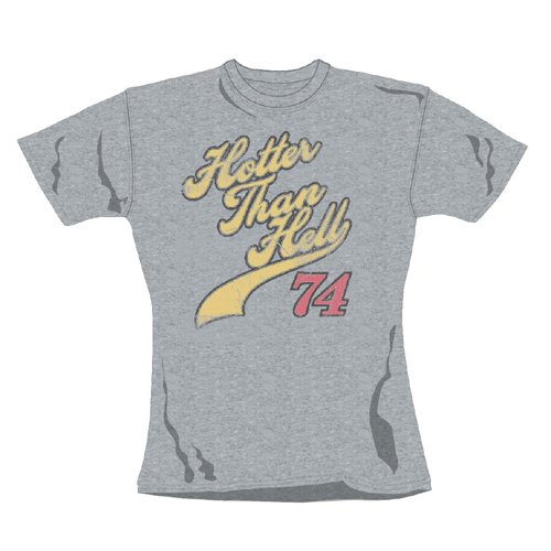 Preisvergleich Produktbild Kiss - Girl Shirt Hotter Than Hell 74 (in L)