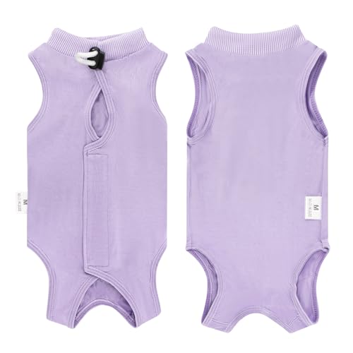 Cat Recovery Suit for Abdominal Wounds or Skin Diseases, Cat Onesie for Cats After Surgery Female Kitten Recovery Suit, Breathable E-Collar Alternative for Cats After Spay Anti Licking Wounds - Thumbnail 6
