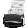 Fujitsu fi-7160 document scanner, duplex, 8.5 x 14 in, ADF 80 sheets, USB 3.0, black