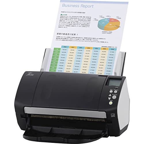 Fujitsu fi-7160 document scanner, duplex, 8.5 x 14 in, ADF 80 sheets, USB 3.0, black by Fujitsu - Used condition - US$358.00