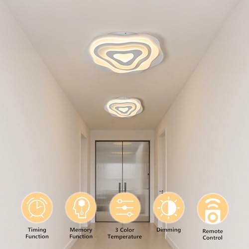 Plafonnier LED salon pour stopper la fatigue visuelle avec éclairage réglable - 7