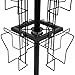 20 Pockets Rotating Greeting Card Display Stand, 5 Tiers 60