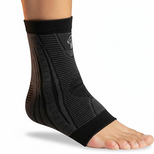 NEO X-PRO Tobillera para Esguince de Tobillo - Estabilizadora Deportiva con Compresión – Sujección para Fútbol, Running y Uso Diario – Hombre y Mujer – Ankle Support (L, Negro)