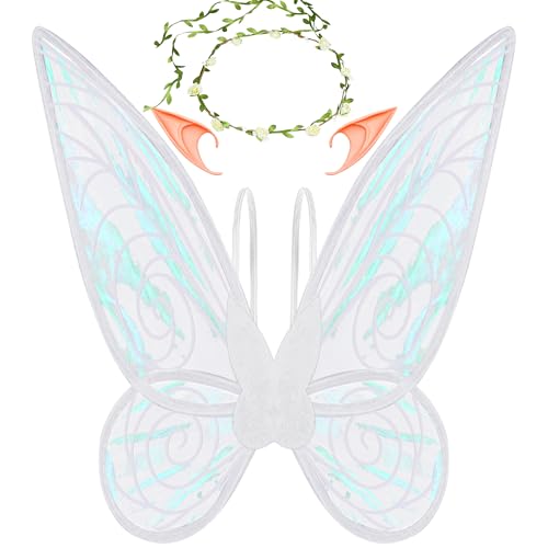 U-Goforst Fairy Wings for Adults Women Butterfly Wings for Girls Angel Wing Halloween Costume Dress Up Cosplay