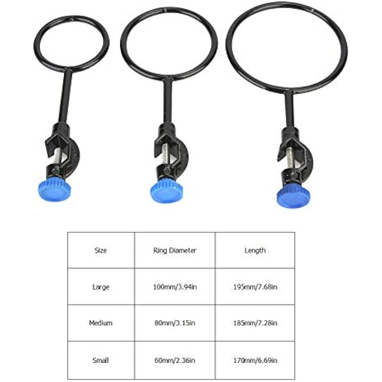 Lab Support Iron Ring Set Laboratory Support Ring Clamp Iron for Lab Experiment Stand