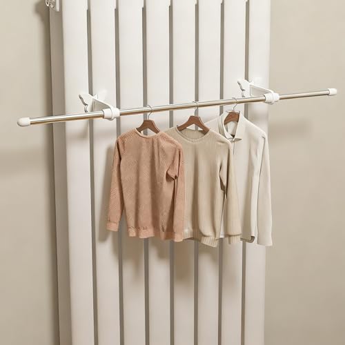 Séchoir à linge et porte-serviettes amovible 2 en 1 pour chambre