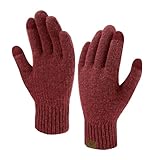 Matériau adapté à la peau et chaud: ces gants pour les femmes sont fabriqués à 97% de polyester recyclé et à 3% de spandex, ce qui peut offrir efficacement une bonne expérience de port et de chaleur les jours froids. Les doigts (pouce et index) des gants pour femmes sont précisément cousus de matériaux conducteurs microfibres, ce qui améliore considérablement la sensibilité, et est compatible avec tous les dispositifs à écran tactile tels que les smartphones, les pads et les tablettes.