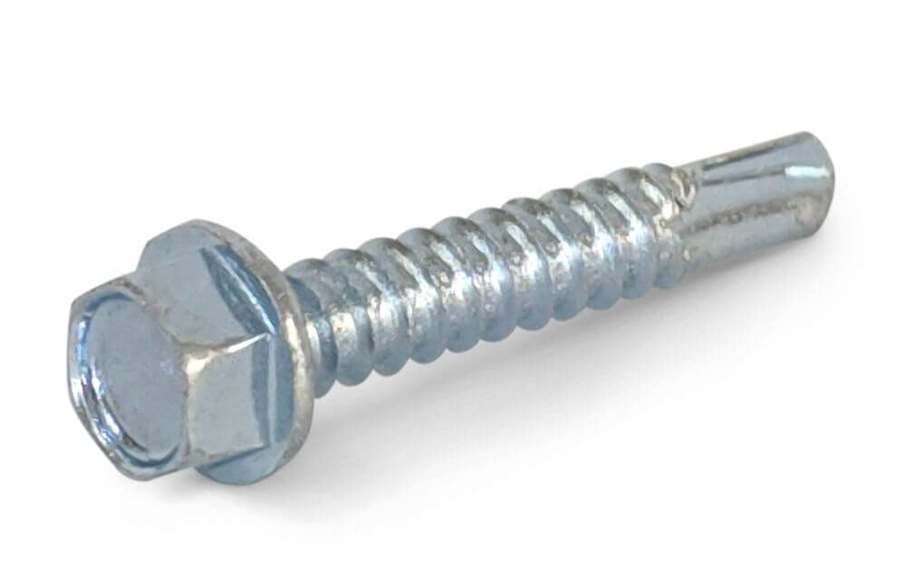 TERF® 5.5 X 25mm Hex Washer Head Self Drilling Point Screws 5.5 X 25mm Hexagonal Washer Head Self Tapping Screws for Aluminium Metal Steel Sheet - Image 3