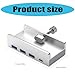 External USB Concentrator Clamp Type USB 3.0 Hard Drive Camera Keyboard Splitter Docking Station Hard Drive External Clip Multi Hub