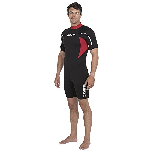 SEAC The Relax Short Woman, 2.2 mm Neoprene Shorty Suit for Snorkeling, Diving and Other Water Activities