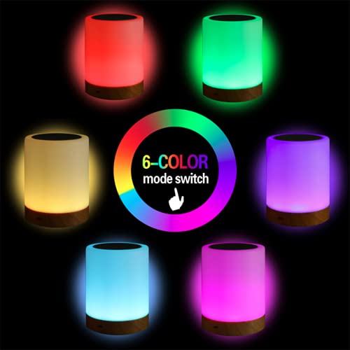 image for PrimeCentre Portable Table Bedside Touch Lamp Night Light for Bedroom 