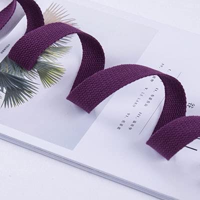 WENYAGUO Polyester Cotton Webbing Strap, 45 Yards Polyester Cotton Webbing Multiple Sizes Multicolor(F007,32mm)