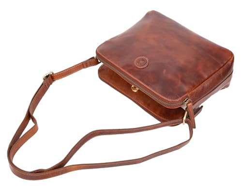 Sac à main en cuir véritable d'exception SICYON finition luxe